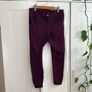 NWOT Gap Pink & Navy Leggings, Size Large